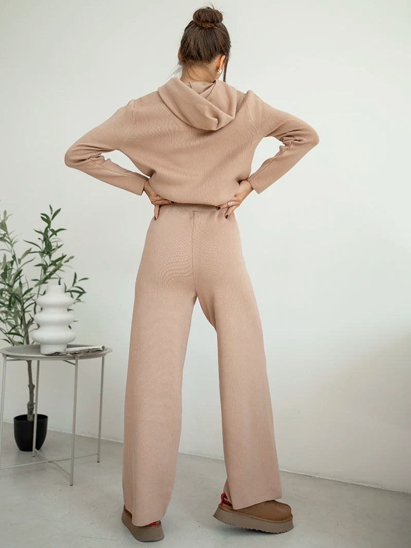 Conjunto de Malha Casual com Capuz - Anchorage