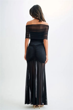 Vestido Montero Ombro a Ombro – Sensualidade e Sofisticação em Cada Detalhe