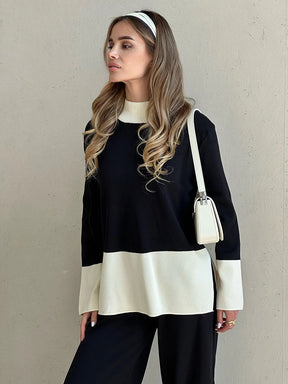 Conjunto Feminino de Malha Churchill 