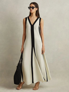 Vestido Maxi Versátil com Decote V Munich