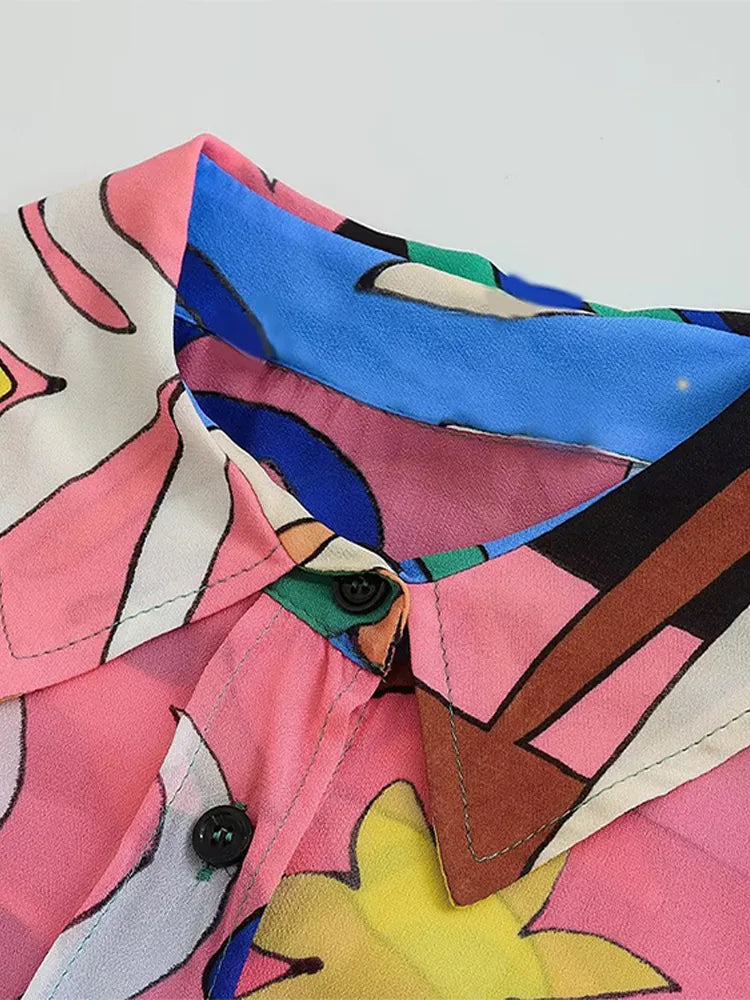 Conjunto camisa manga curta e calça comfort Atiu