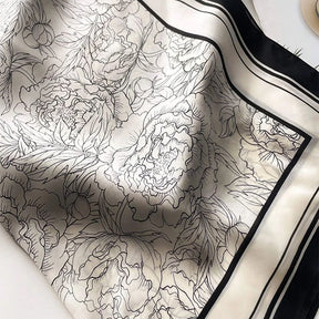 Lenços de Seda - Tamanho 70x70cm Estampas Variadas