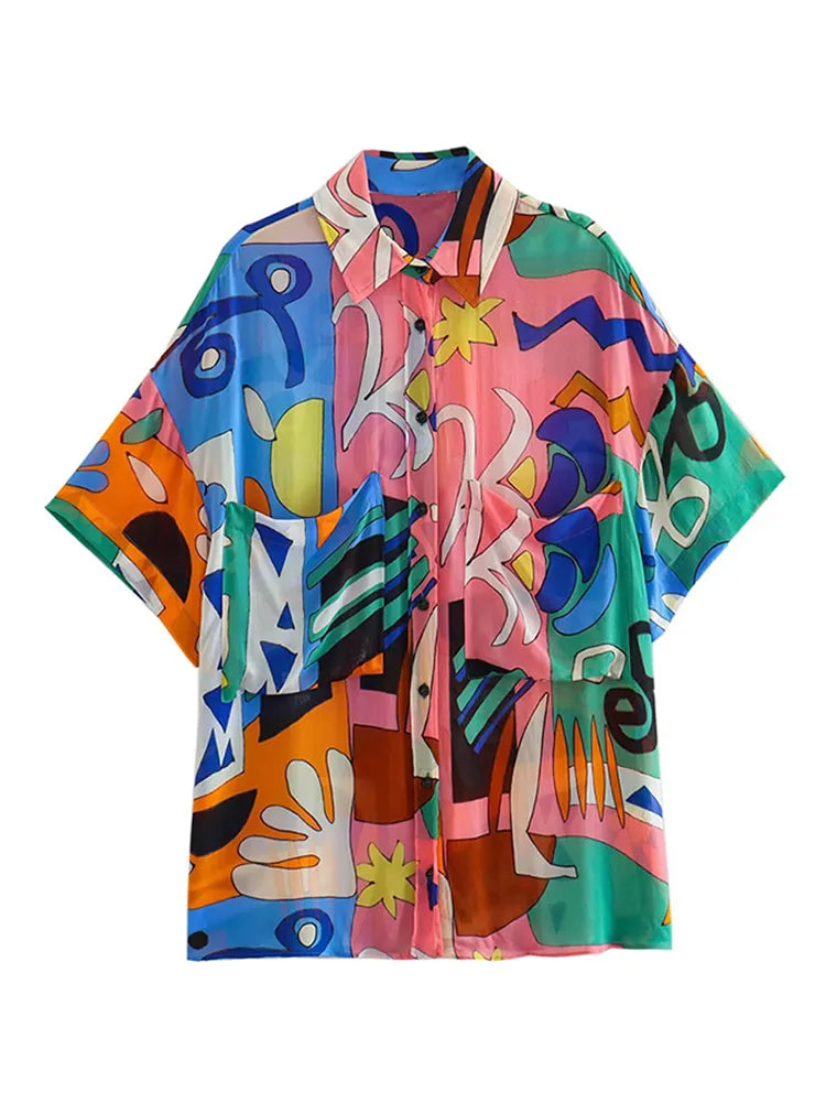 Conjunto camisa manga curta e calça comfort Atiu