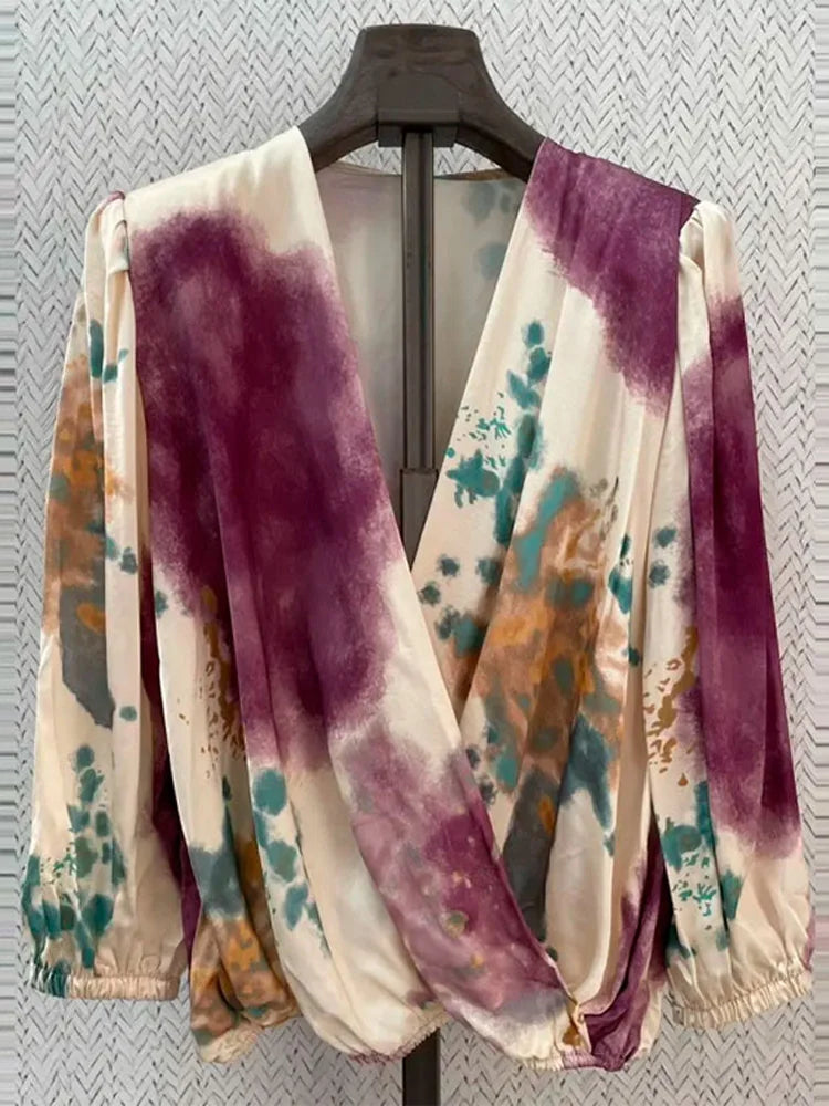 Conjunto Camisa e Saia de cetim Berlin