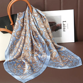 Lenços de Seda - Tamanho 70x70cm Estampas Variadas