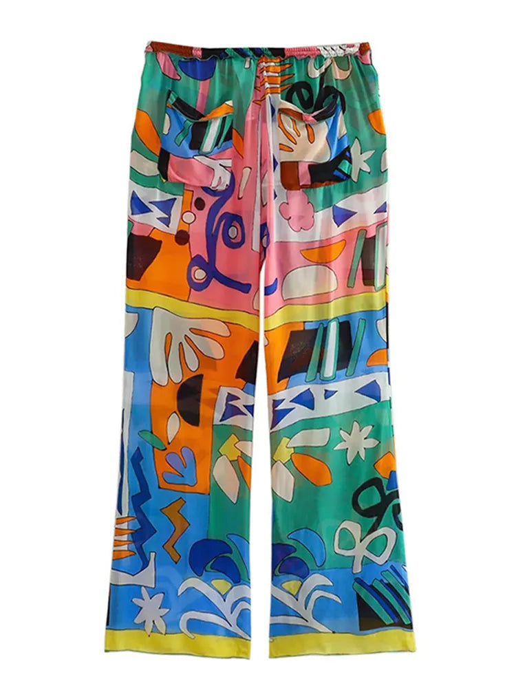 Conjunto camisa manga curta e calça comfort Atiu