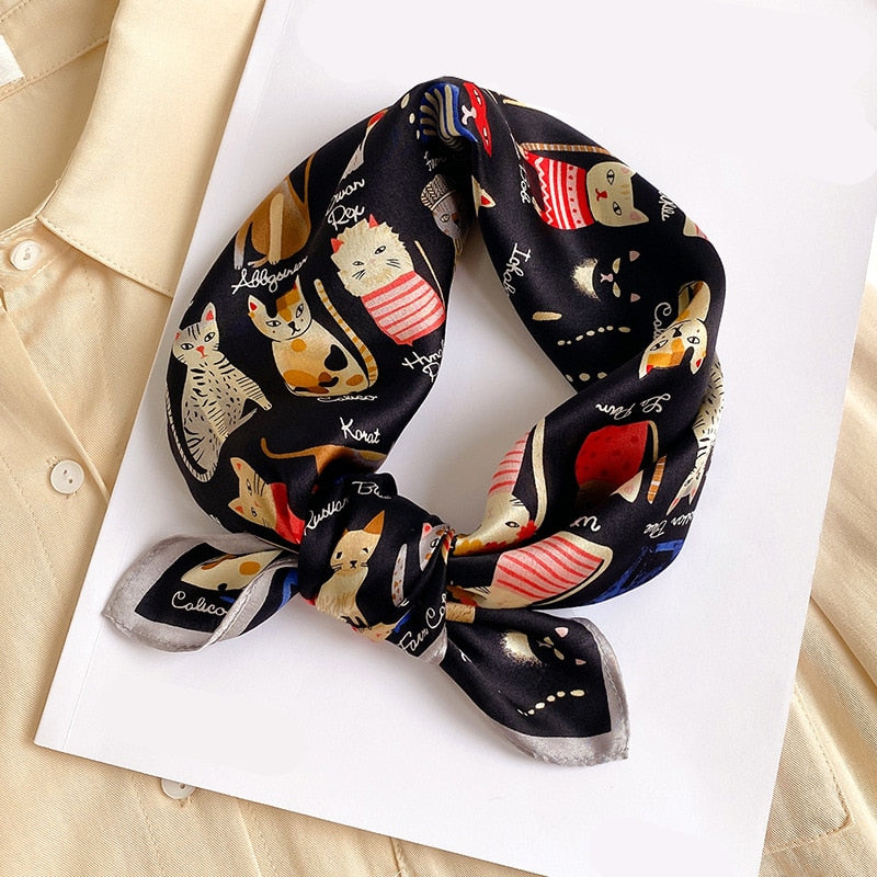 Lenço de seda - Estampas variadas