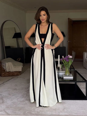 Vestido Maxi Versátil com Decote V Munich