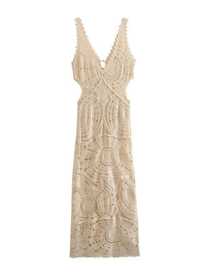 Vestido de crochê Maldivas
