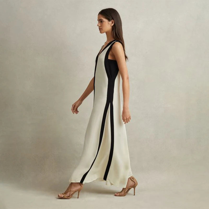 Vestido Maxi Versátil com Decote V Munich