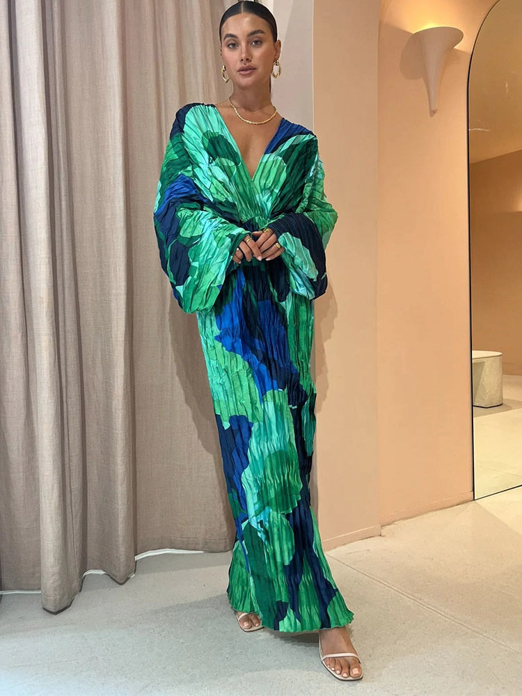 Vestido Bahamas – Sofisticação e Elegância com Fluidez Perfeita