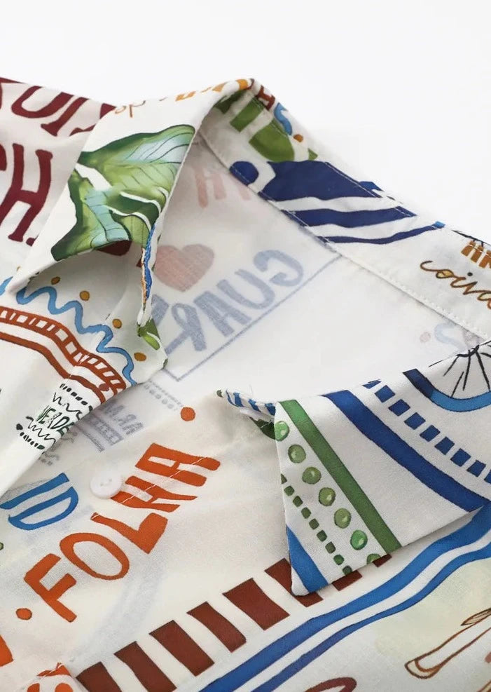 Conjunto Calça ou Shorts e Camisa  Rio