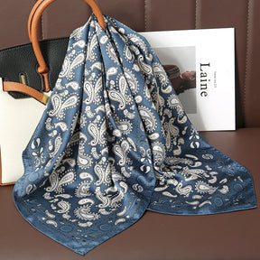 Lenços de Seda - Tamanho 70x70cm Estampas Variadas