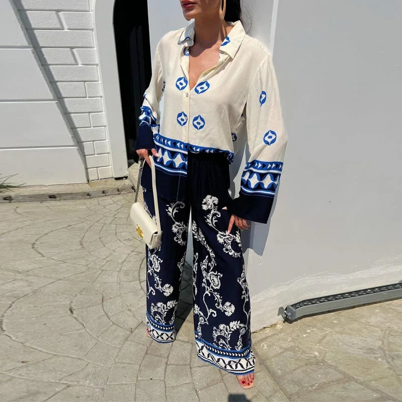 Conjunto Feminino de Duas Peças Barcelona