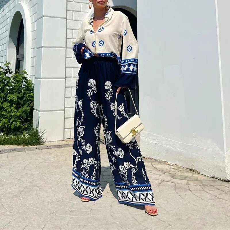 Conjunto Feminino de Duas Peças Barcelona