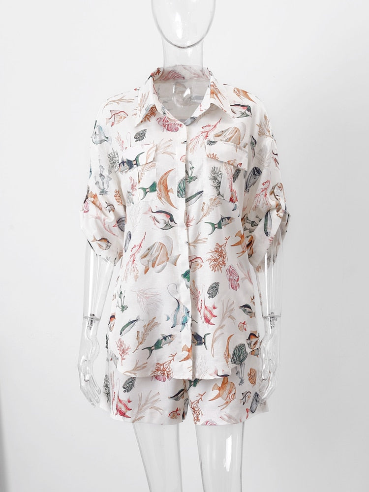 Conjunto Mérida - Shorts e camisa