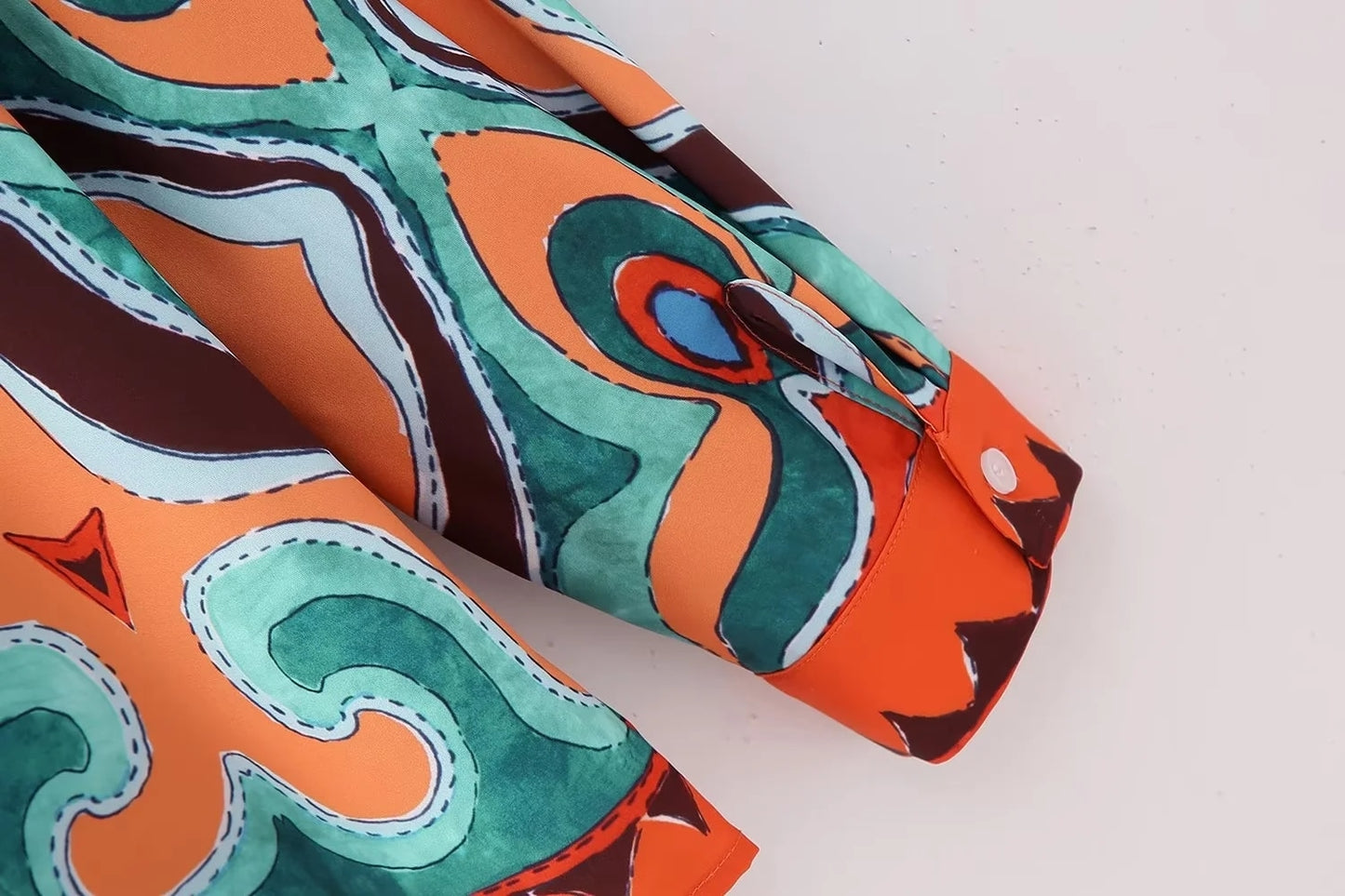 Conjunto Brigitte - Camisa, blusa estilo lenço e calça com elástico