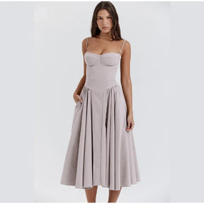 Vestido Midi Meia taça Paris