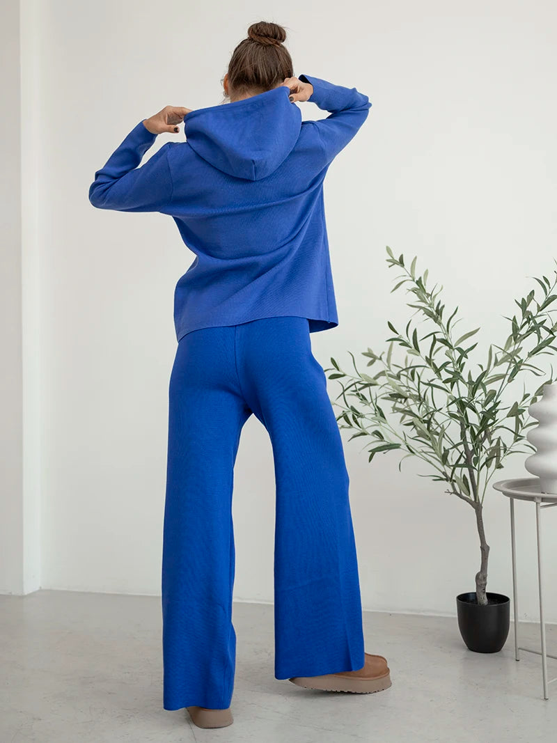 Conjunto de Malha Casual com Capuz - Anchorage