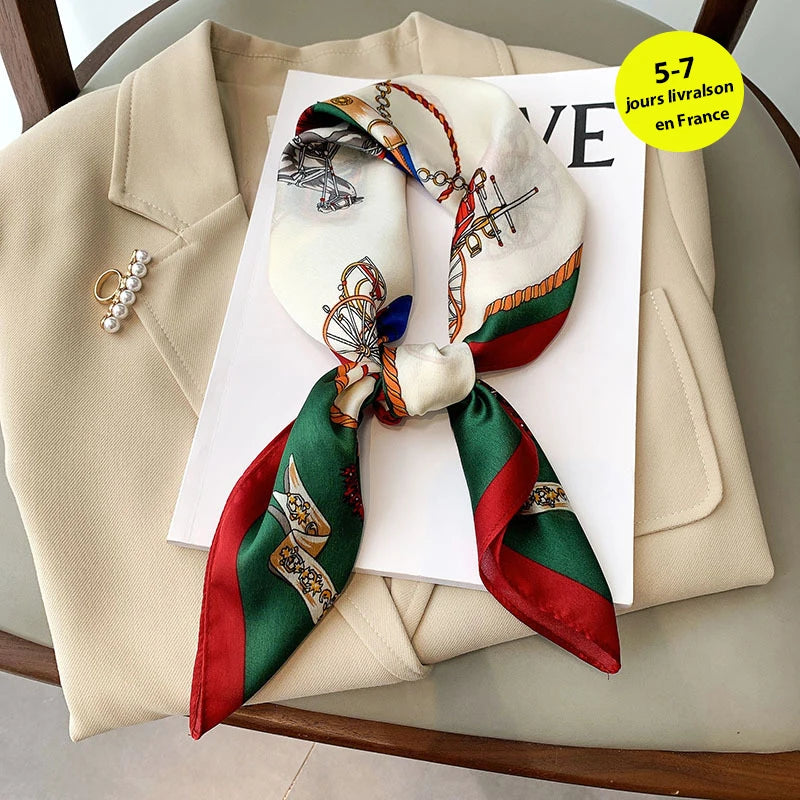 BRINDE Lenços de Seda - Tamanho 60x80cm Estampas Variadas