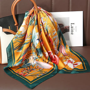 Lenços de Seda - Tamanho 70x70cm Estampas Variadas