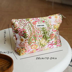 Bolsa Elegance de Cosméticos Feminina com Estampa 3D Elegante