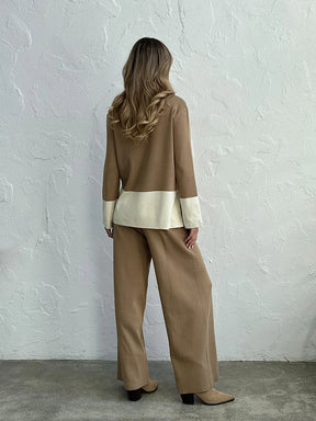 Conjunto Feminino de Malha Churchill 