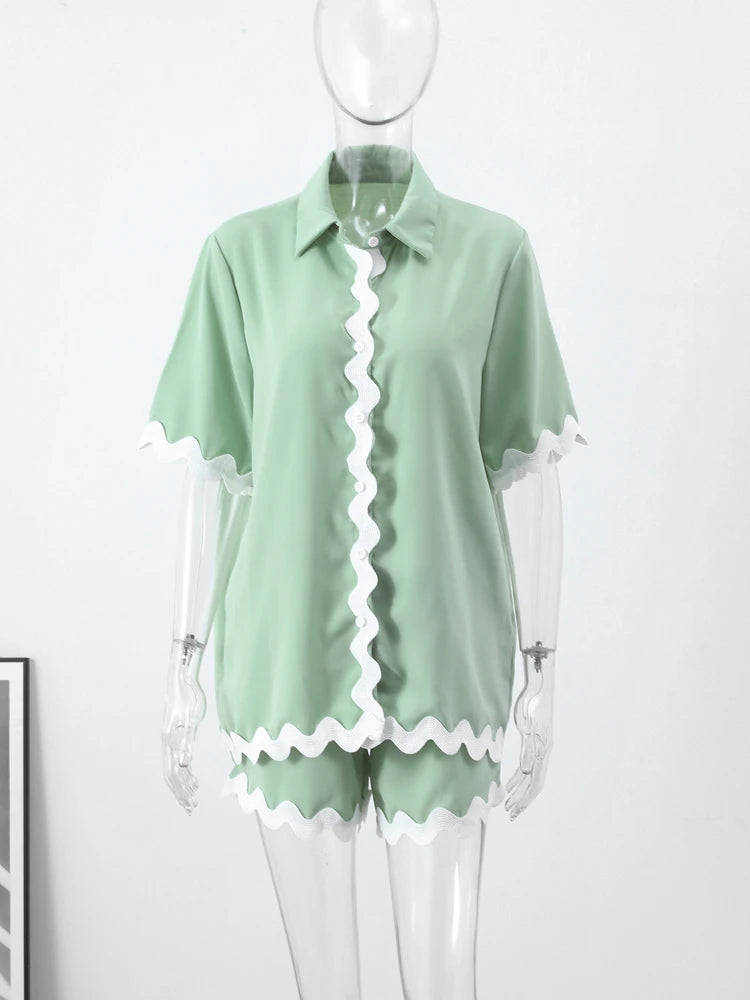 Conjunto Creta - Camisa manga curta e shorts