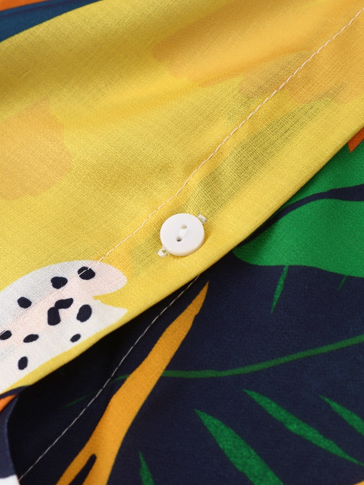 Conjunto Hawaii - Shorts e camisa