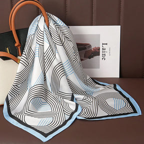 Lenços de Seda - Tamanho 70x70cm Estampas Variadas