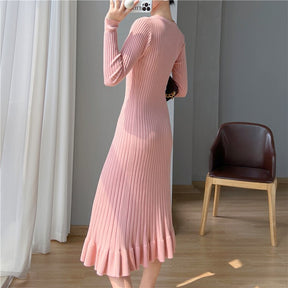 Vestido de lã Elis