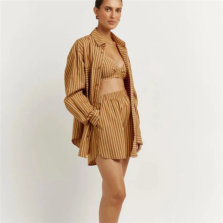 Conjunto 3 peças listrado Tailândia