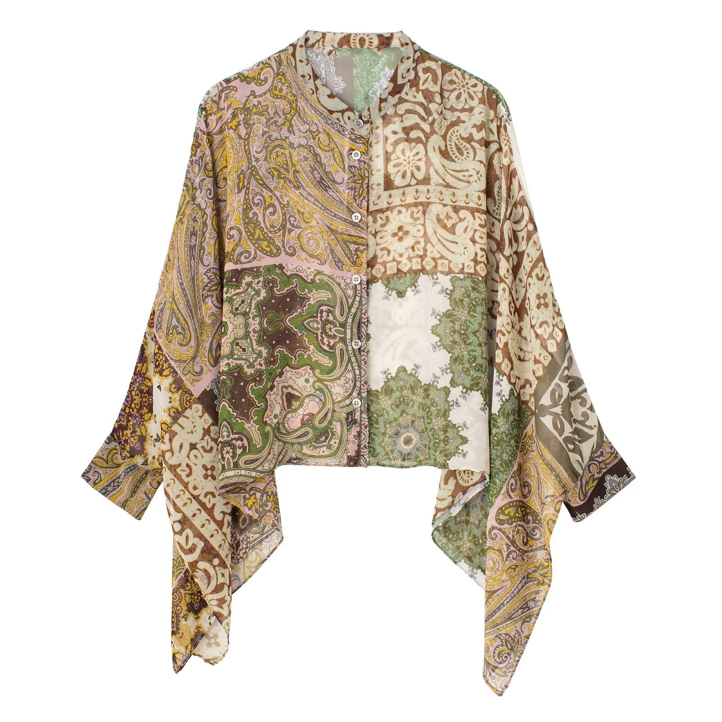 Conjunto Janice - Camisa morcego e calça de zíper