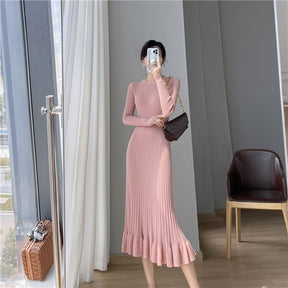 Vestido de lã Elis