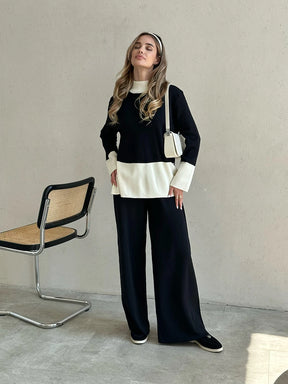 Conjunto Feminino de Malha Churchill 