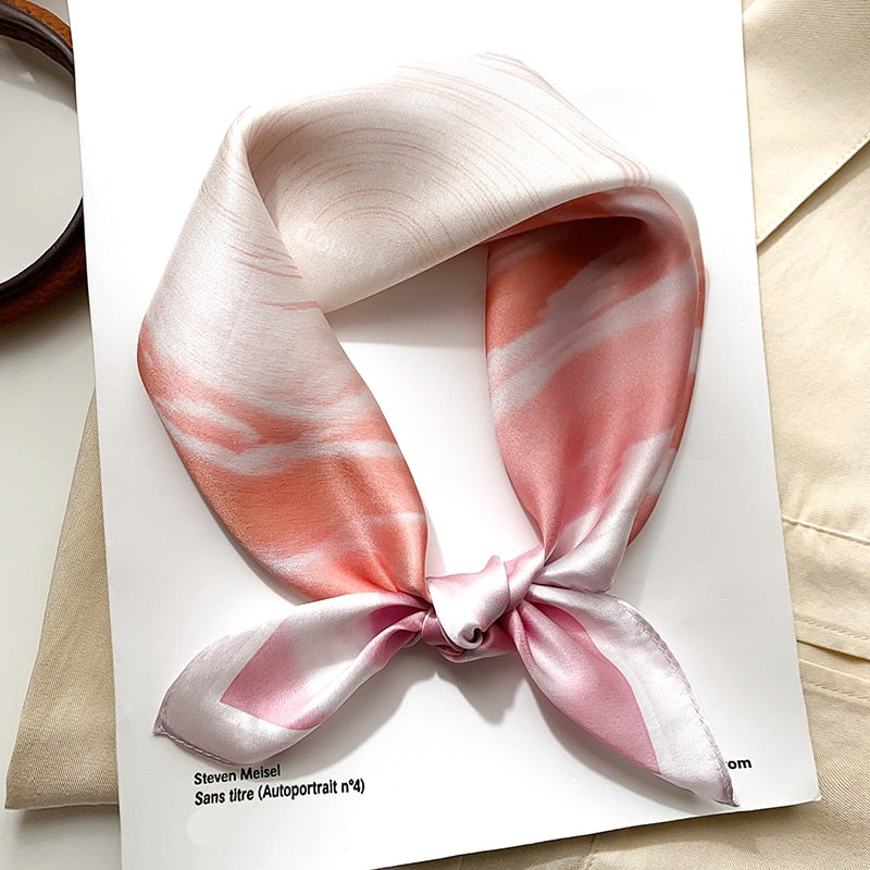 Lenços de Seda - Tamanho 53x53cm Estampas Variadas