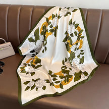 Lenços de Seda - Tamanho 70x70cm Estampas Variadas