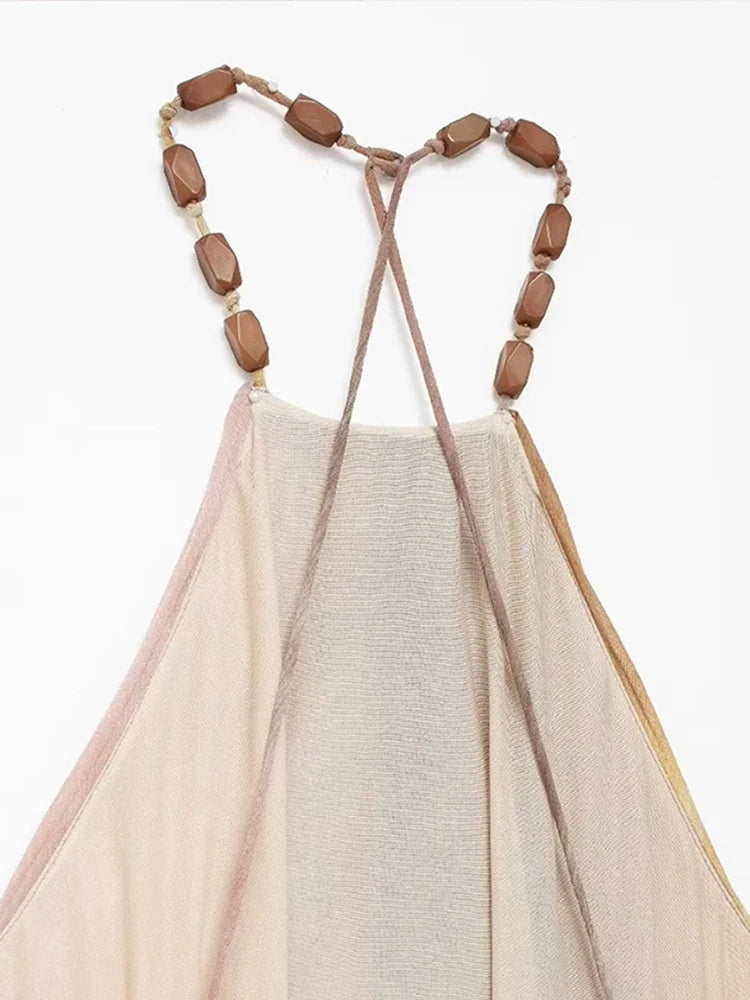 Vestido Longo Plissado Tie-Dye Atenas