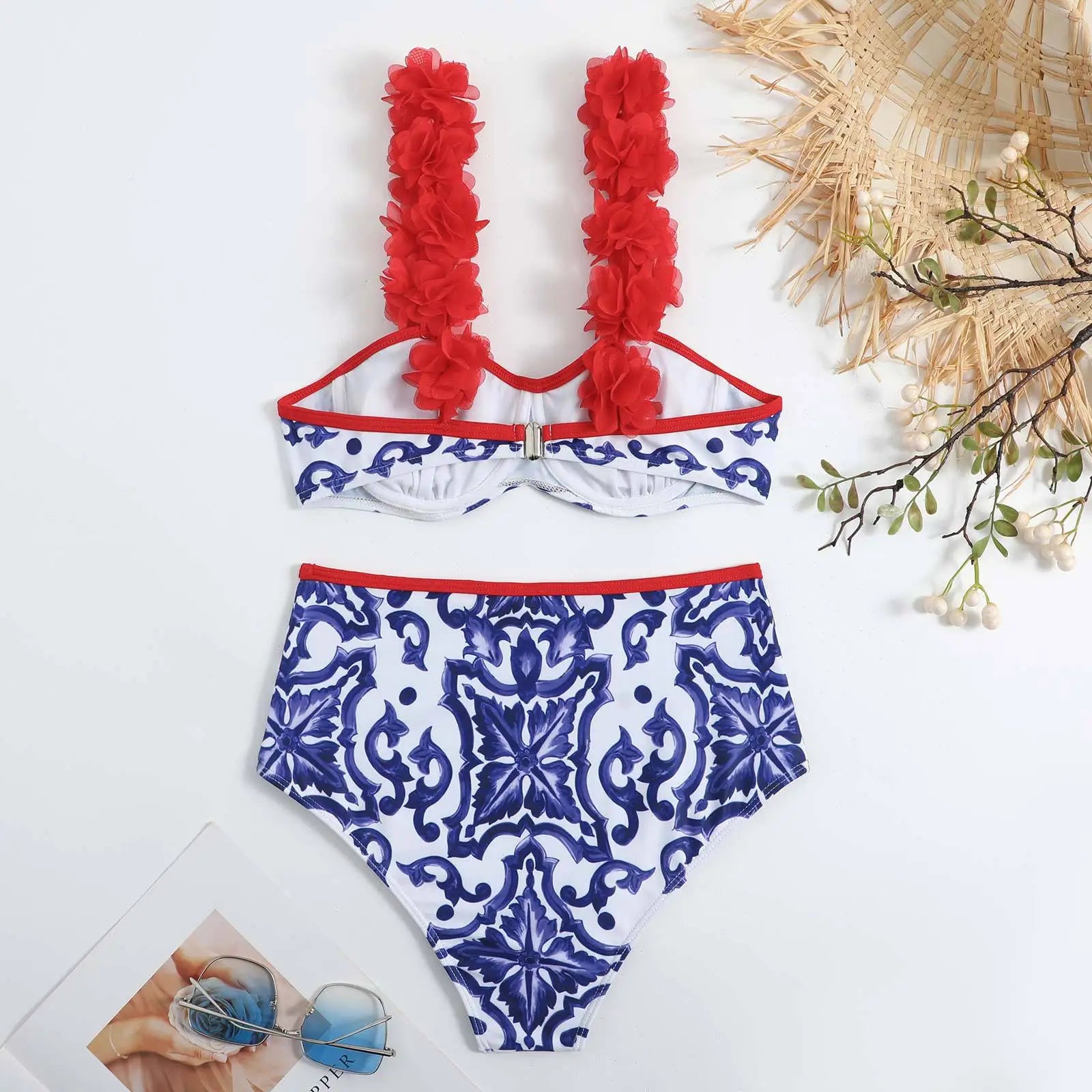 Biquini Hot Pants Rosanira - com pareô