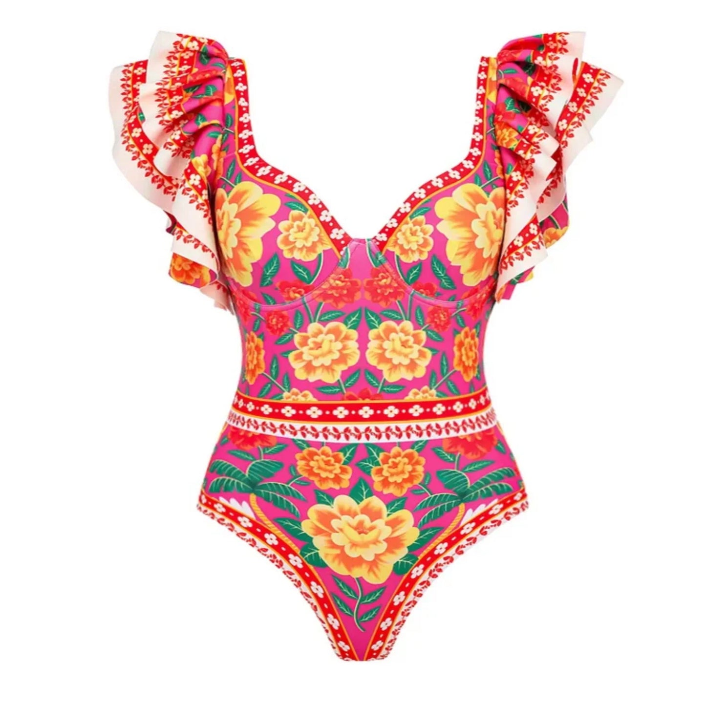 Plus Size - Maiô com pareô Madeleine