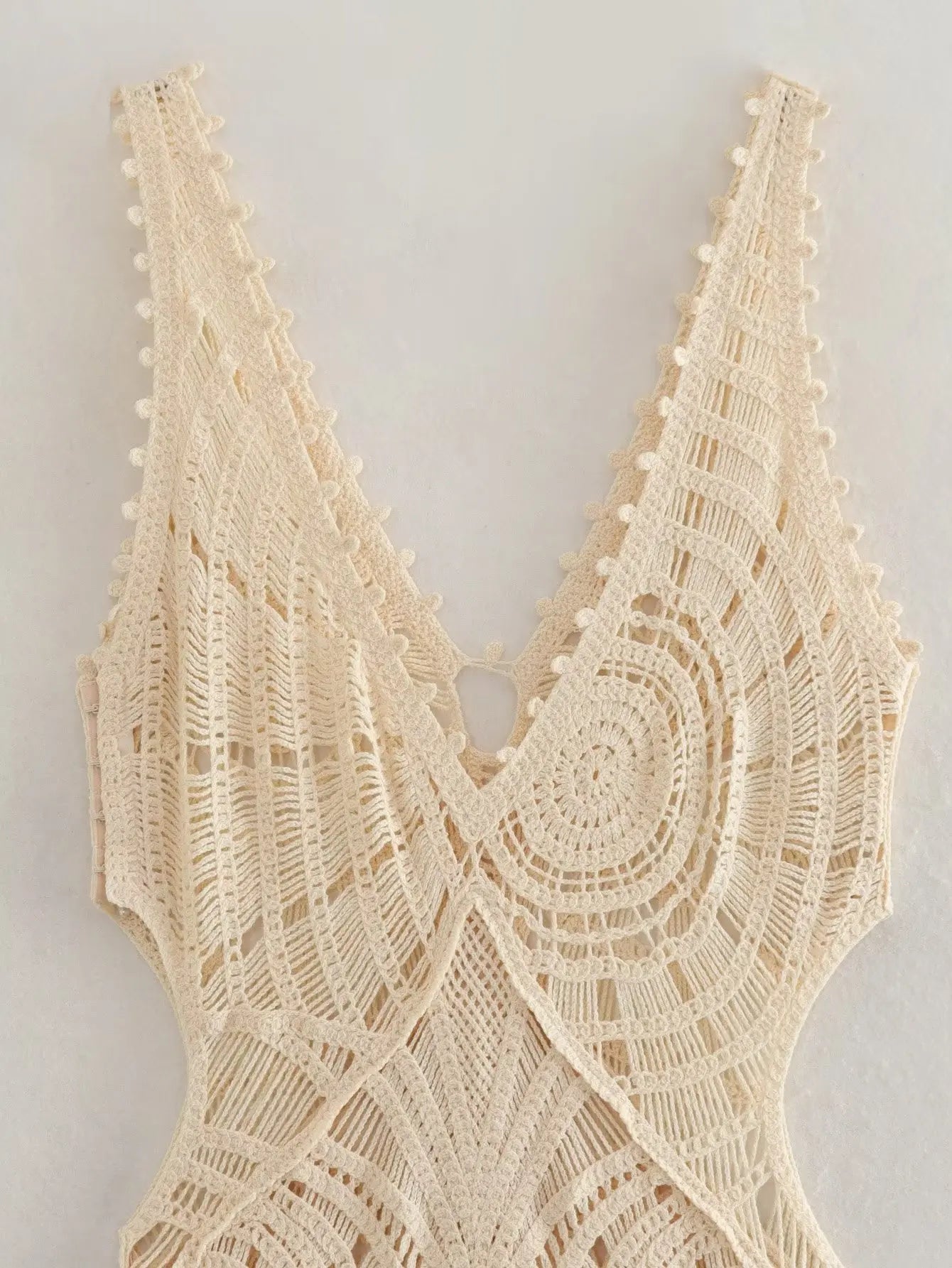 Vestido de crochê Maldivas