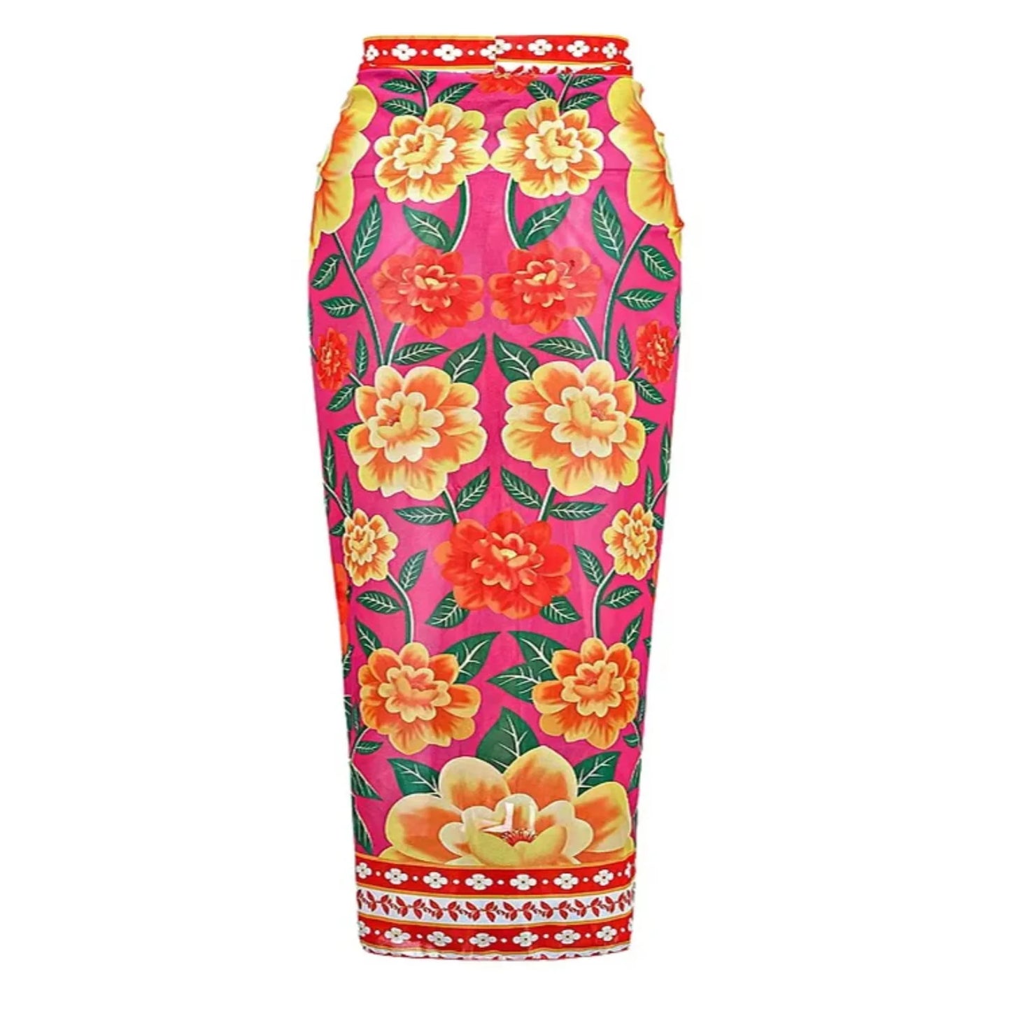 Plus Size - Maiô com pareô Madeleine