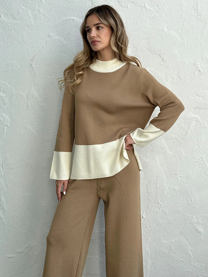 Conjunto Feminino de Malha Churchill 