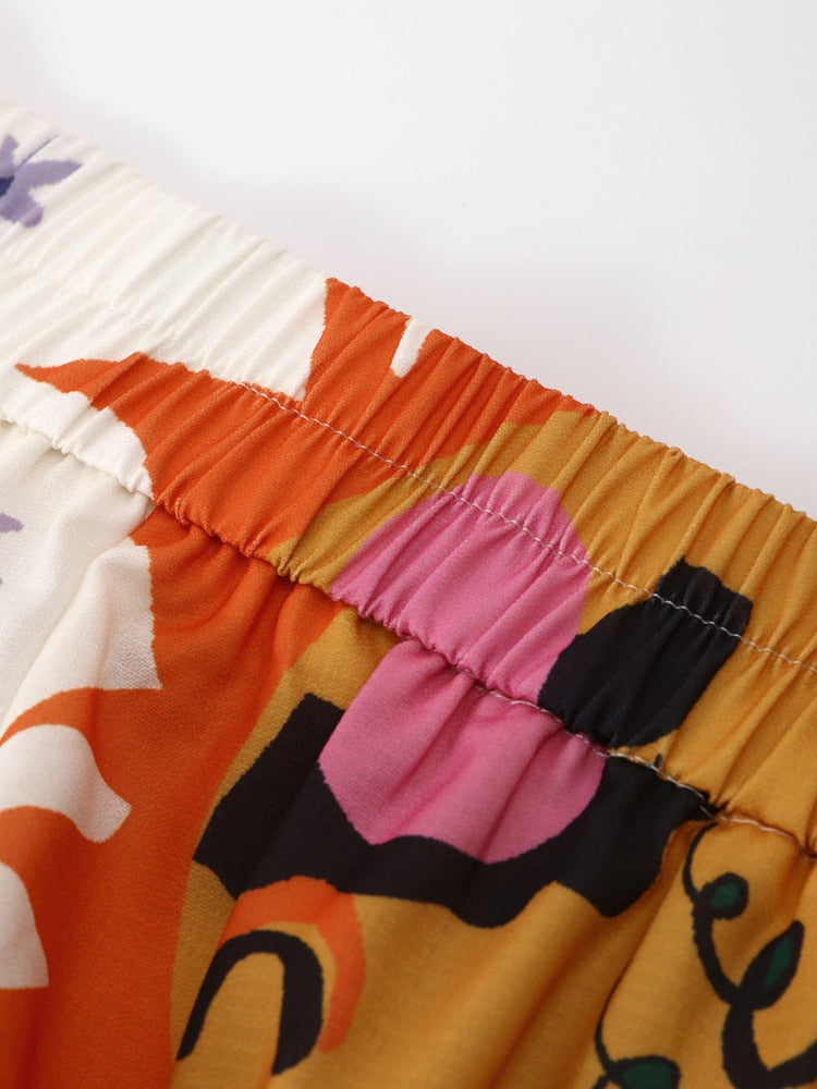 Conjunto Palm Beach - Calça e cropped