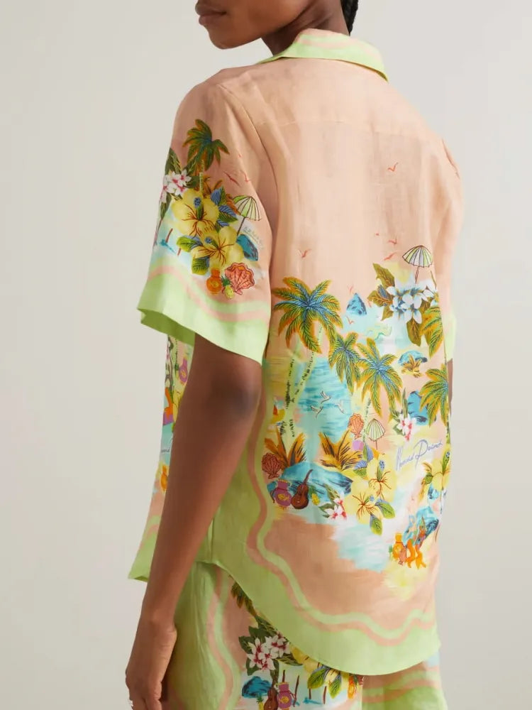 Conjunto de shorts e camisa Ilhas Gili