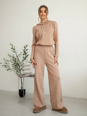 Conjunto de Malha Casual com Capuz - Anchorage