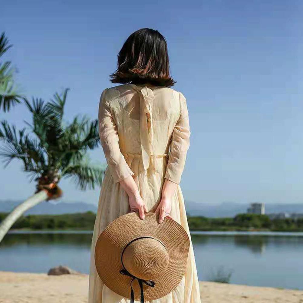 Chapéu de praia dobrável