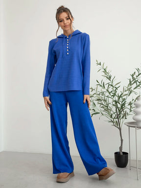 Conjunto de Malha Casual com Capuz - Anchorage