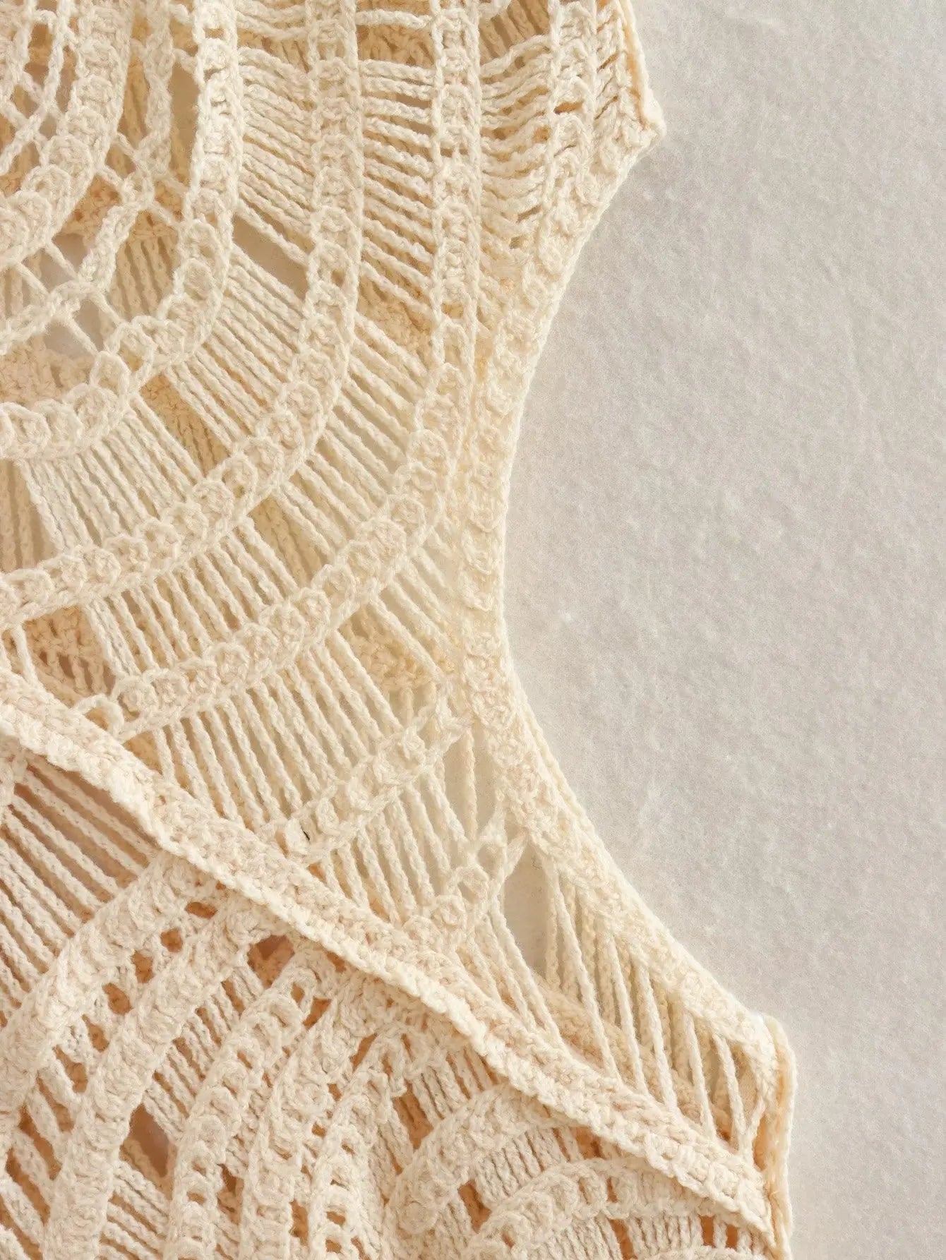 Vestido de crochê Maldivas