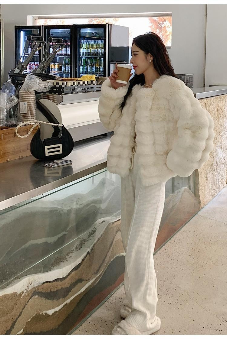 Casaco de pelúcia sem gola: Tendência Outono e Inverno Nuuk